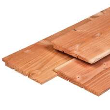 Zweeds rabat red class wood bezaagd 1,1-2,2x19,5 cm